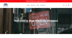 Desktop Screenshot of bluemountainshoppes.com